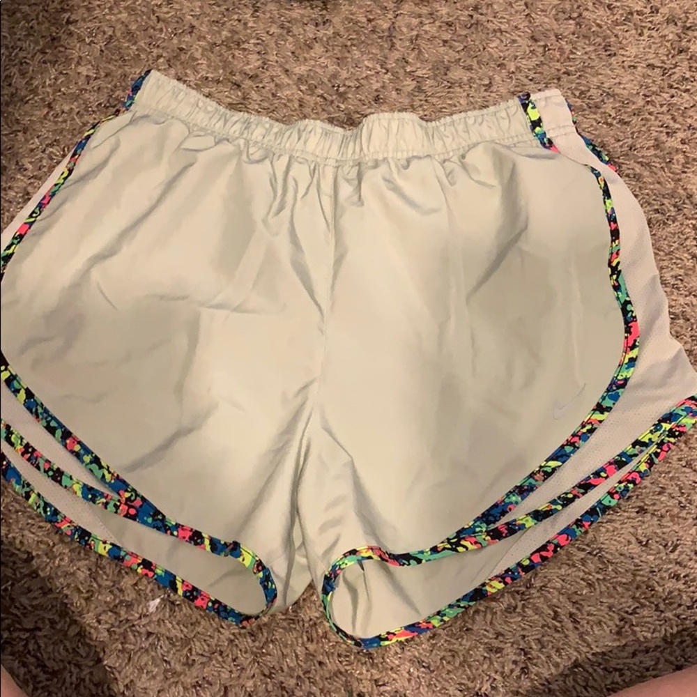 Gray Spattlerpaint Nike Shorts